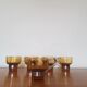 Set of 5 vintage coffee cups
