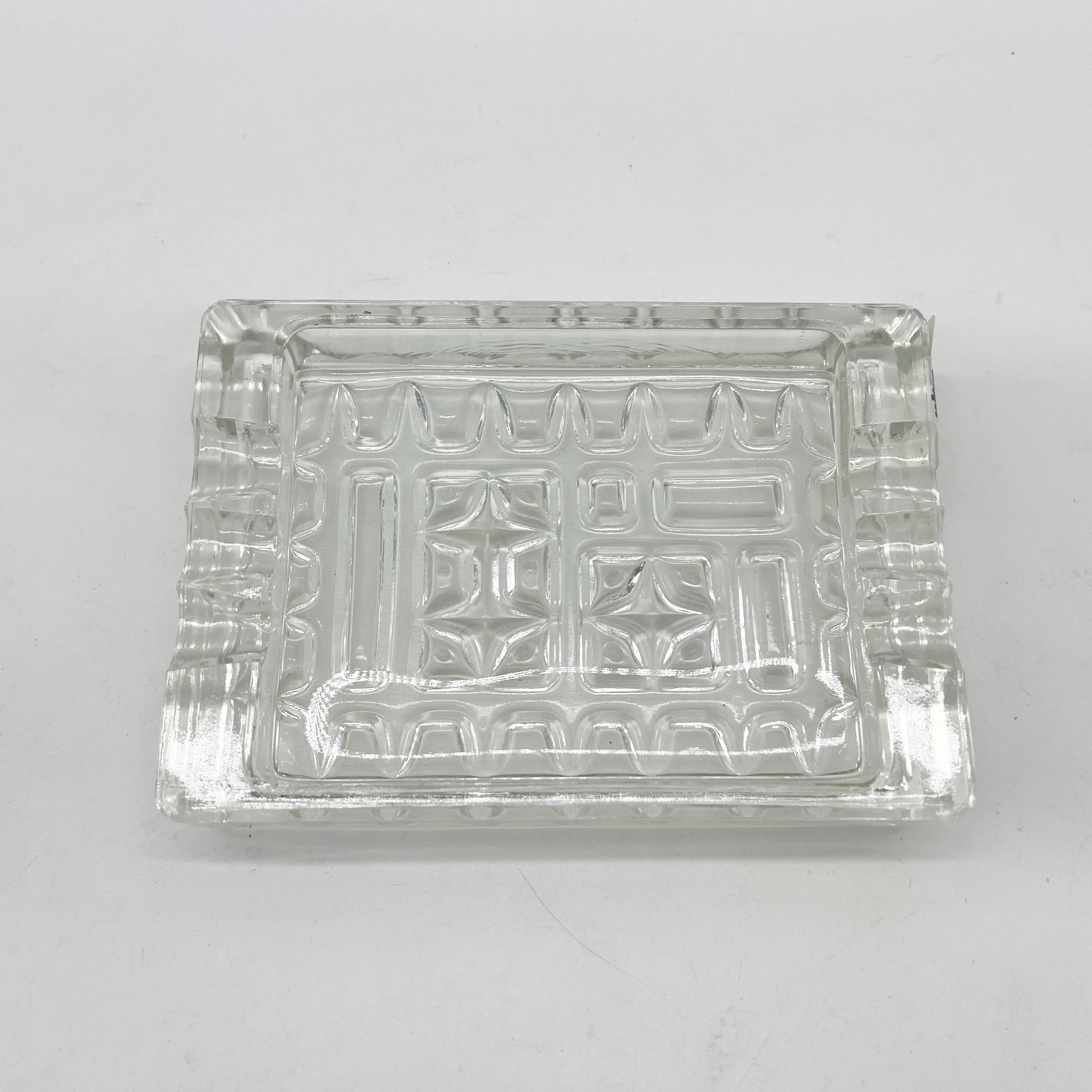 Glass ashtray by Vladislav Urban, 1960