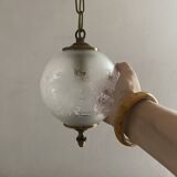 Vintage ball pendant light