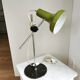 Vintage Olive Green Table Lamp, Adjustable Retro Desk Light