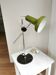 Vintage Olive Green Table Lamp, Adjustable Retro Desk Light