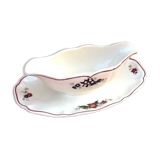 Saucière sur dormant Faïence de Sarreguemines France