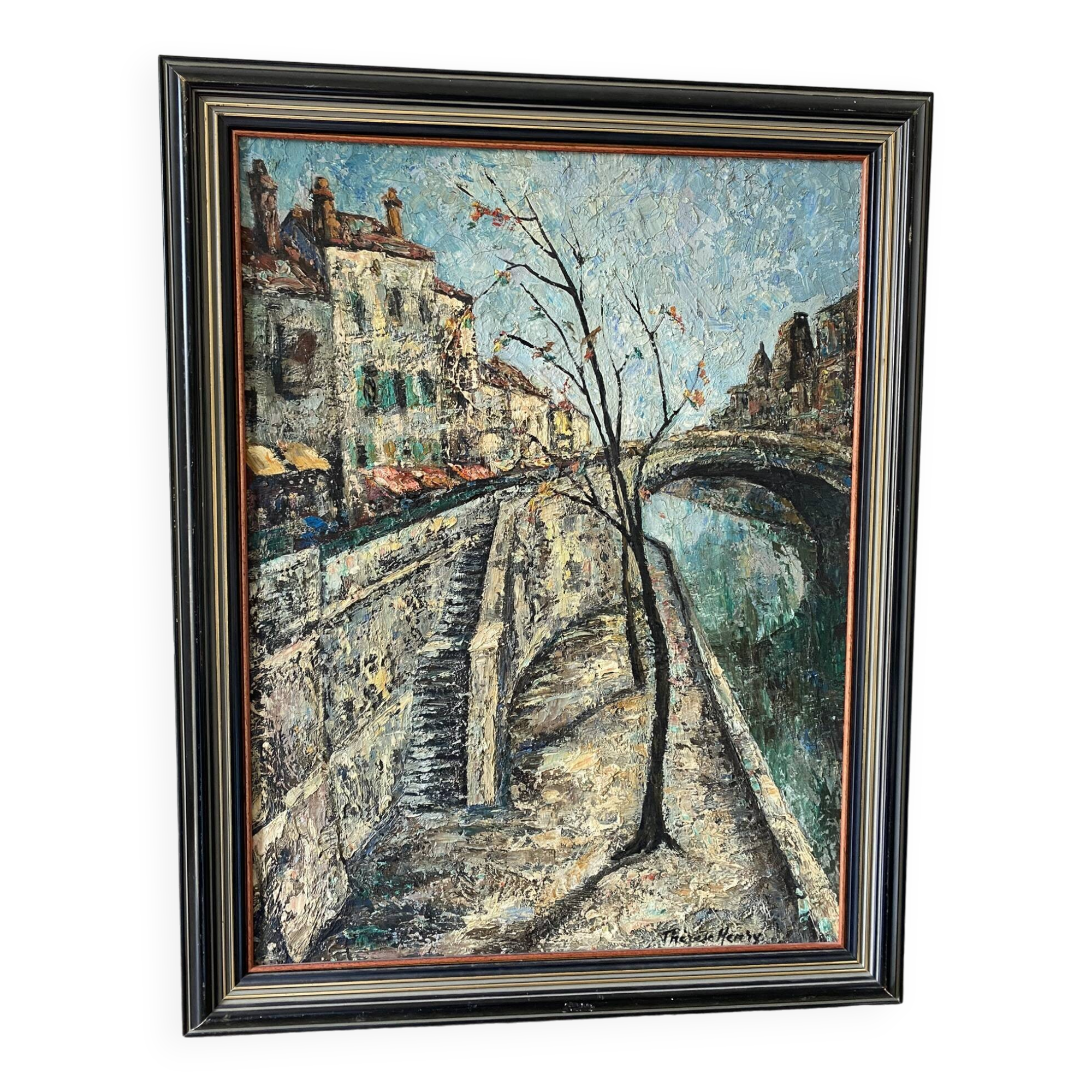 Landscape of the Parisian Seine quays