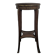 Transitional style mahogany console table