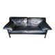 Pierluigi Cerri sofa model Pause signed Poltrona Frau in Black leather Design