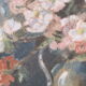 Painting drawing pastel country composition vase bouquet of spring flowers