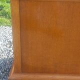 Vintage oak sideboard with splayed legs from the 1950s.