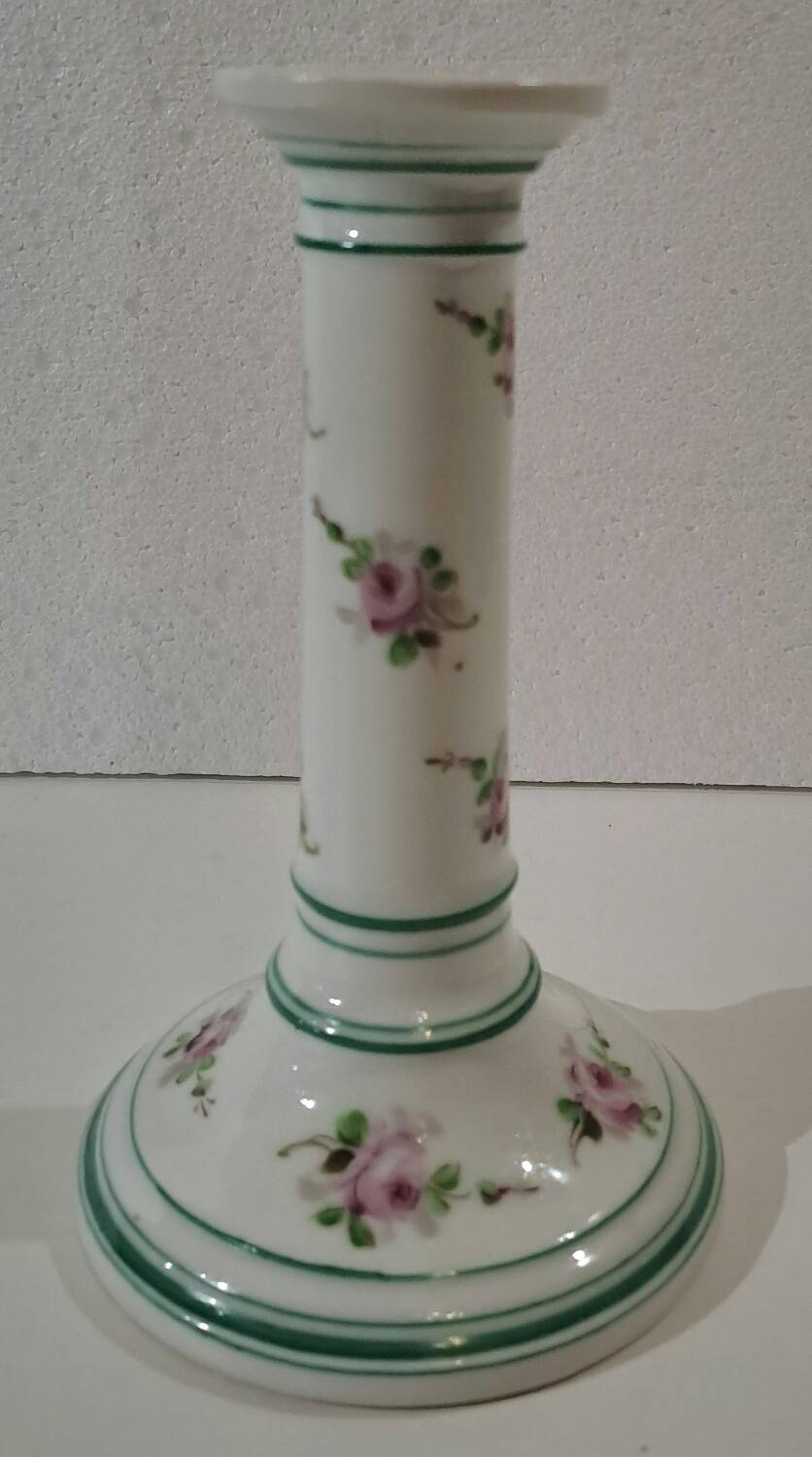 19th century Paris porcelain candle holder