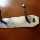 cloth holder or towel rack in chrome metal