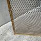 Antique fireplace screen from the 19th century, Napoleon III spark guard.