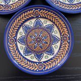Trio of plates signed HB Quimper