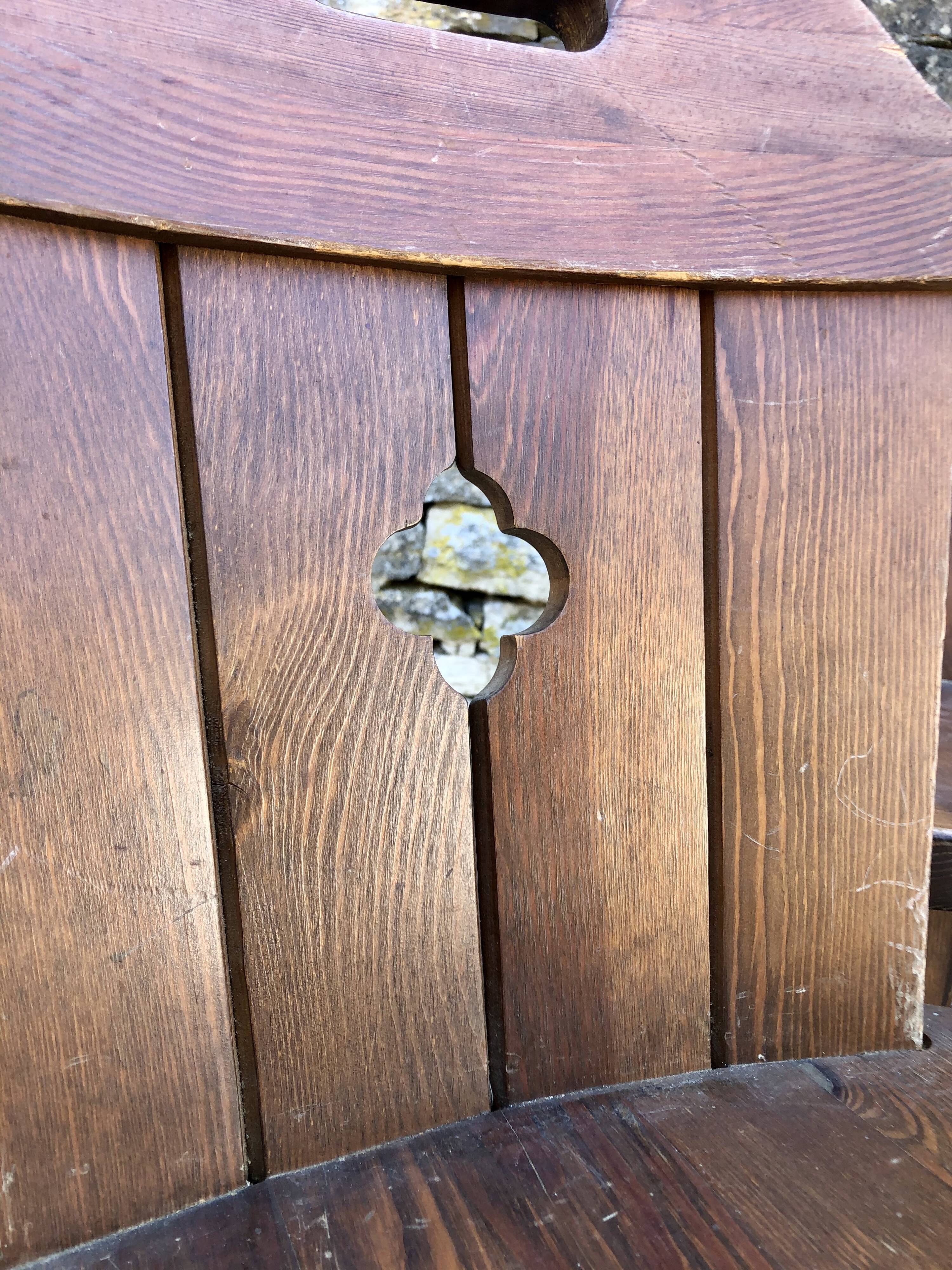 4 rustic mountain chair 60/70 years