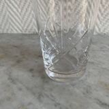 Set of three Saint Louis style orangeade glasses