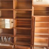 Modular vintage bookcase of MD lockers (Martin Dupuy) -1950s