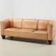 Josef Hoffmann Palais Stoclet Leather Sofa for Wittmann Austria 1905/1990s