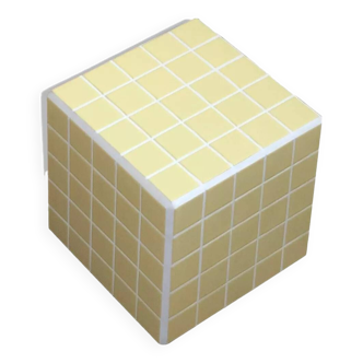 Cube ceramic side table