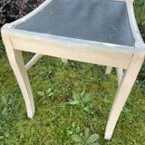 Four original 50 year retro white chairs