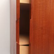 1960s sidebaord / highboard in teak with sliding doors