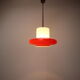 1960s Opaline Glass Pendant Light, Czechoslovakia