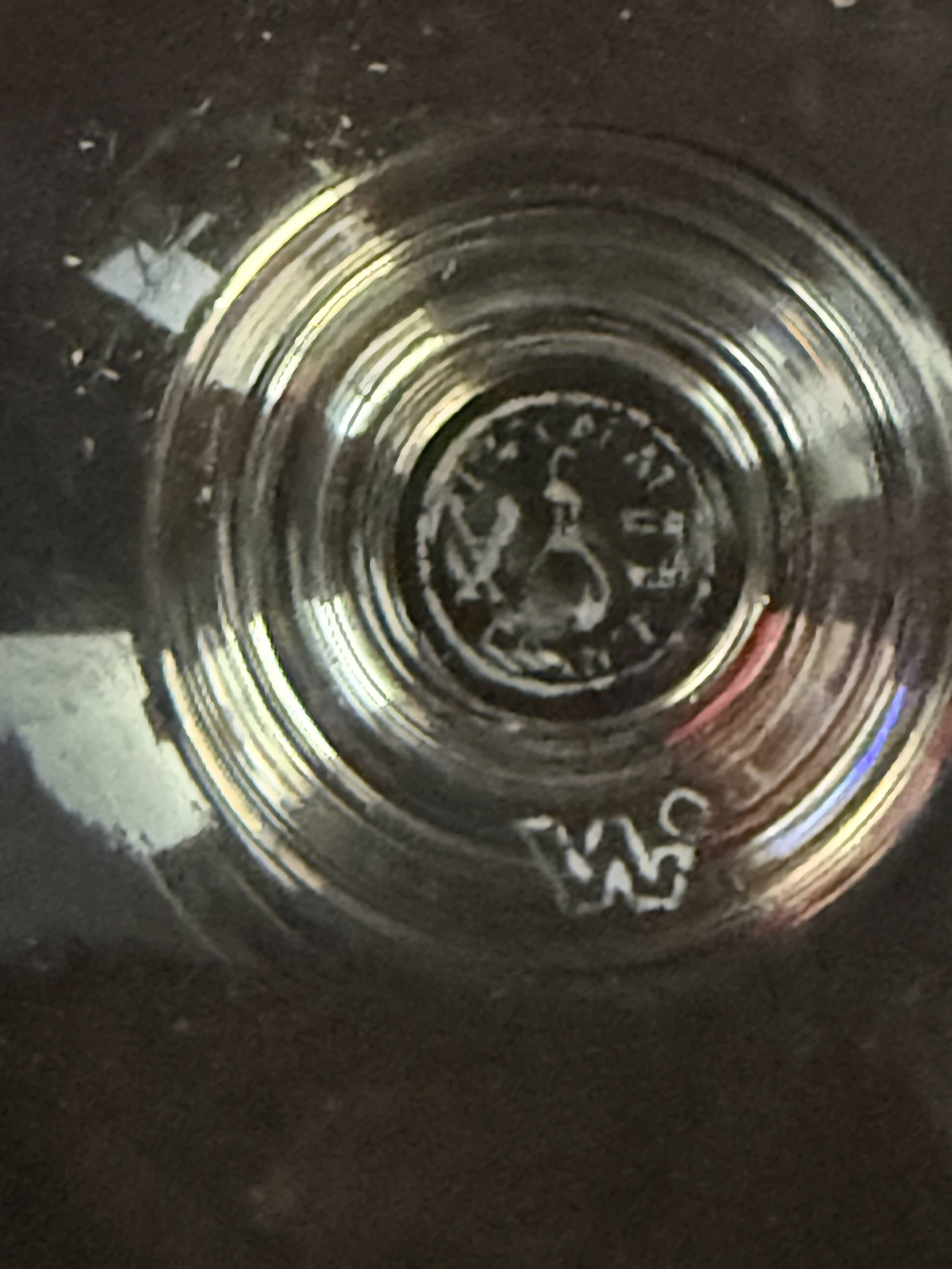 Coupe sur pied Baccarat Vence estampillée en coffret
