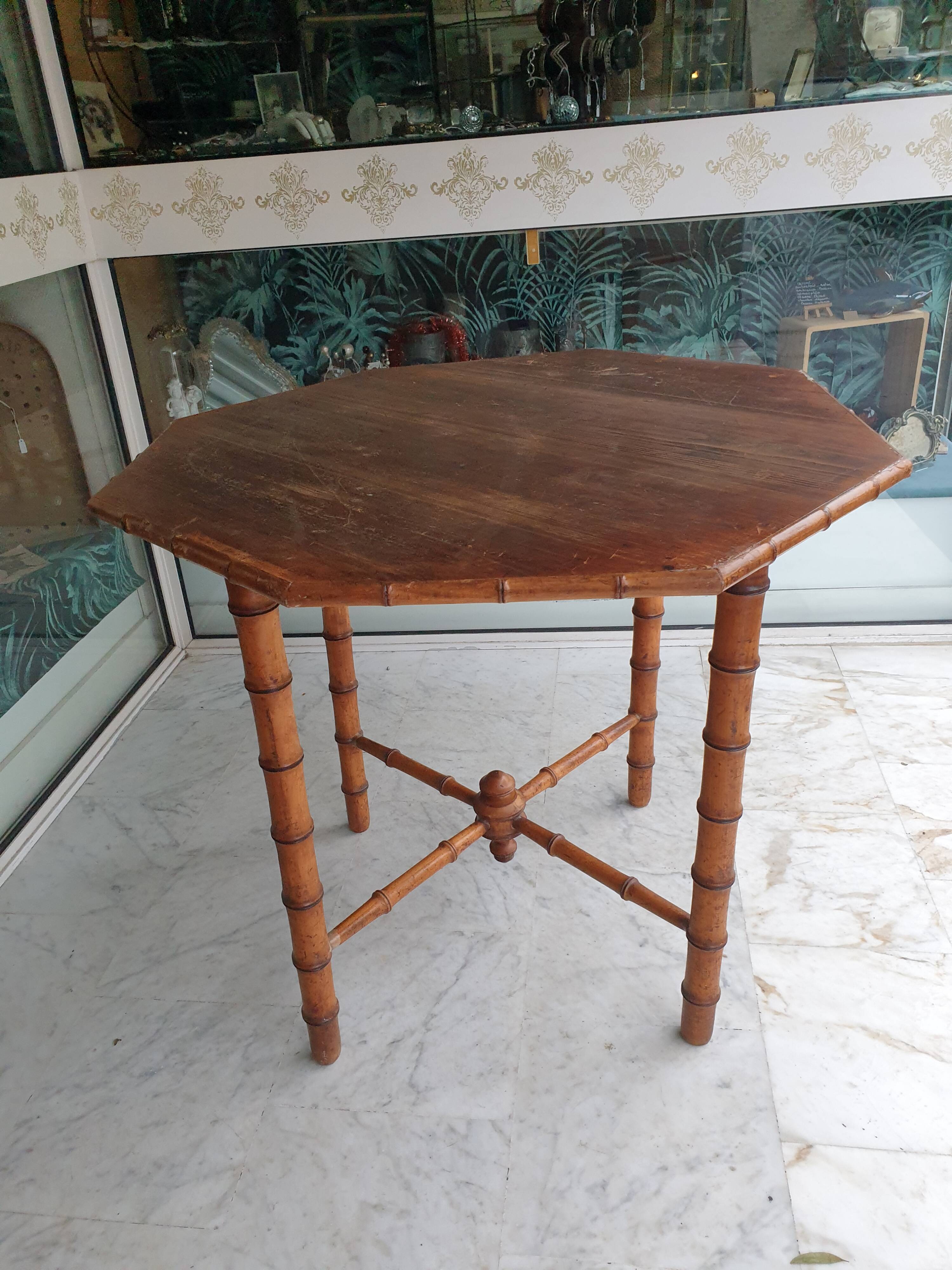 Octagonal table