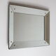 Art Deco box mirror with scalloped edges France 1930s