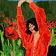 RED FLOWERS -Produit pop-up british-