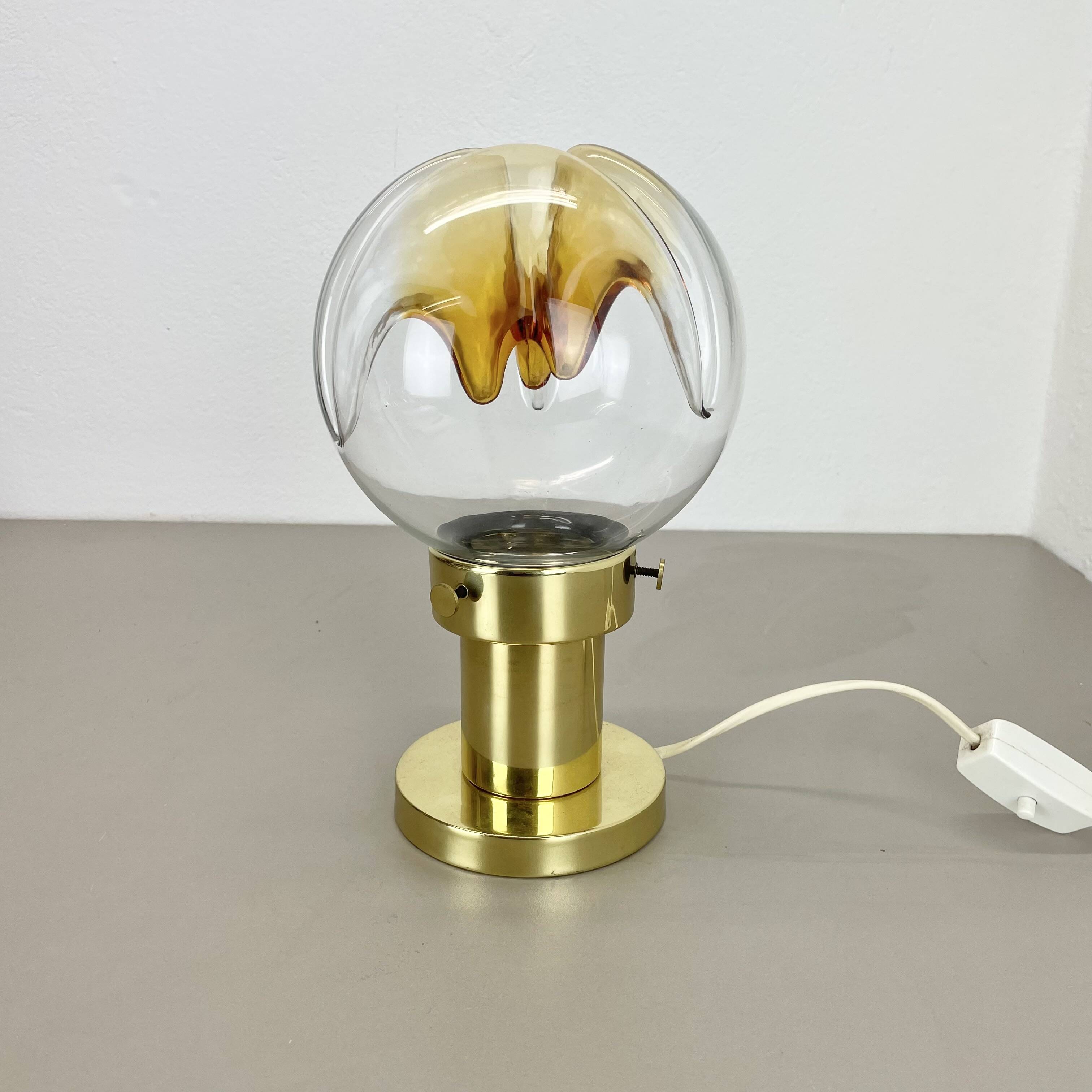 Modernist Toni Zuccheri Table Light by Kaiser Leuchten Germany 1970