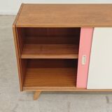 Wooden buffet U 452 pink by Jiri Jiroutek for Intérier Praha 1960