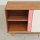 Wooden buffet U 452 pink by Jiri Jiroutek for Intérier Praha 1960