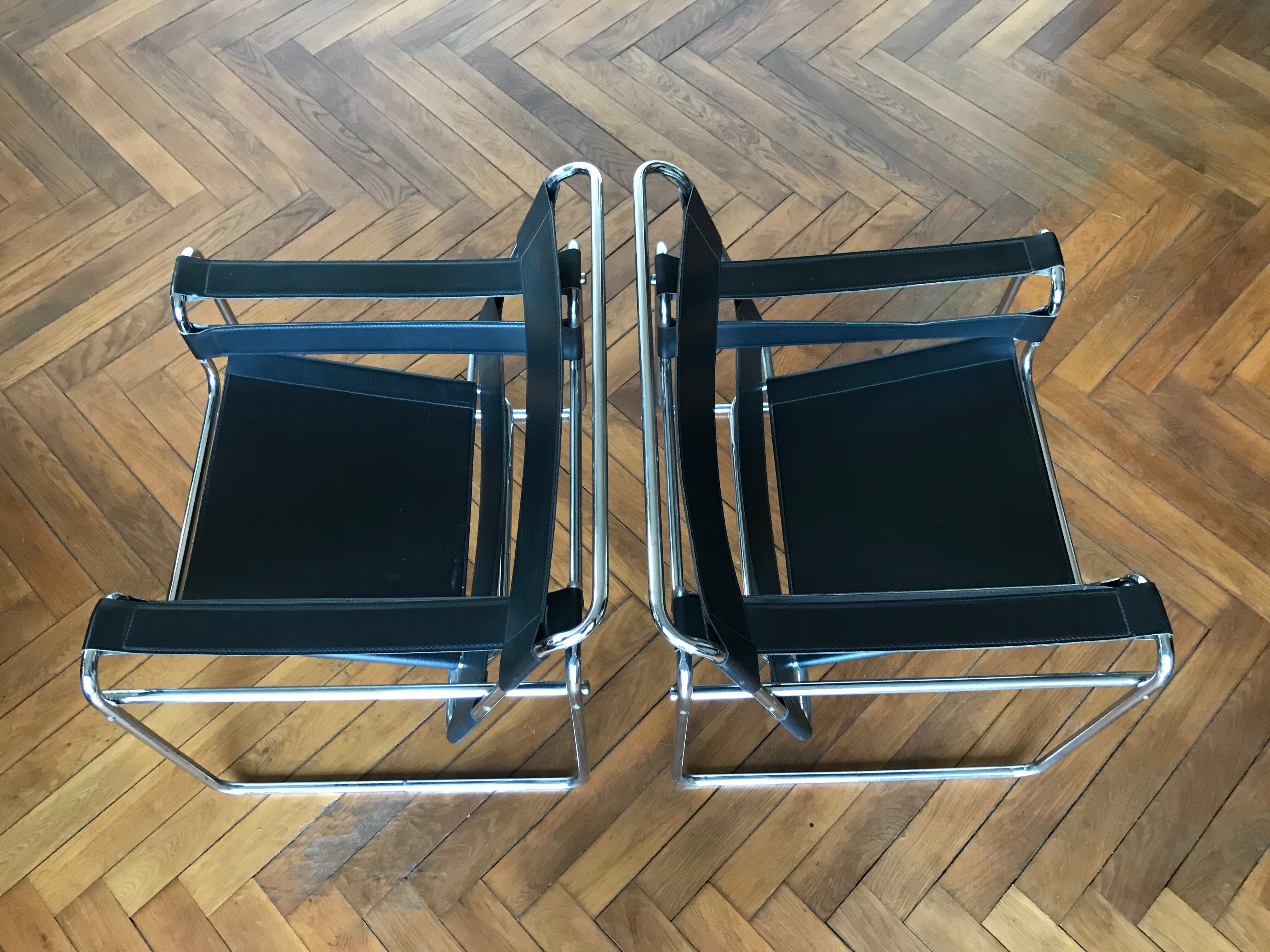 Fauteuil Wassily par Marcel Breuer, 1980