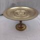 Ancienne coupe centre de table sur piédouche en bronze tbe