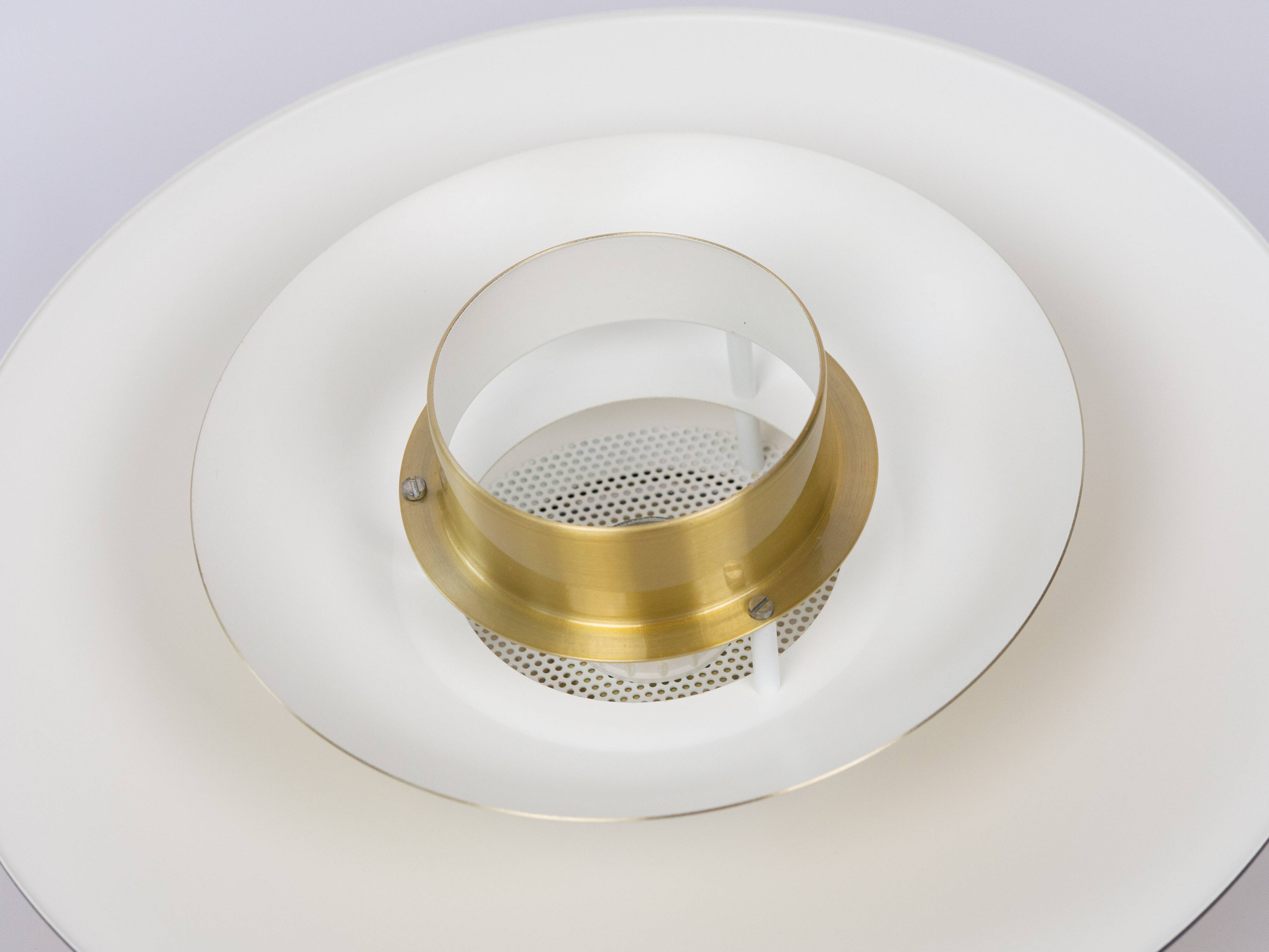 Danish vintage pendant lamp Roma from 1980s