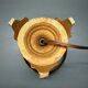 Tripod table lamp - Gilded bronze, opaline - 50s - France