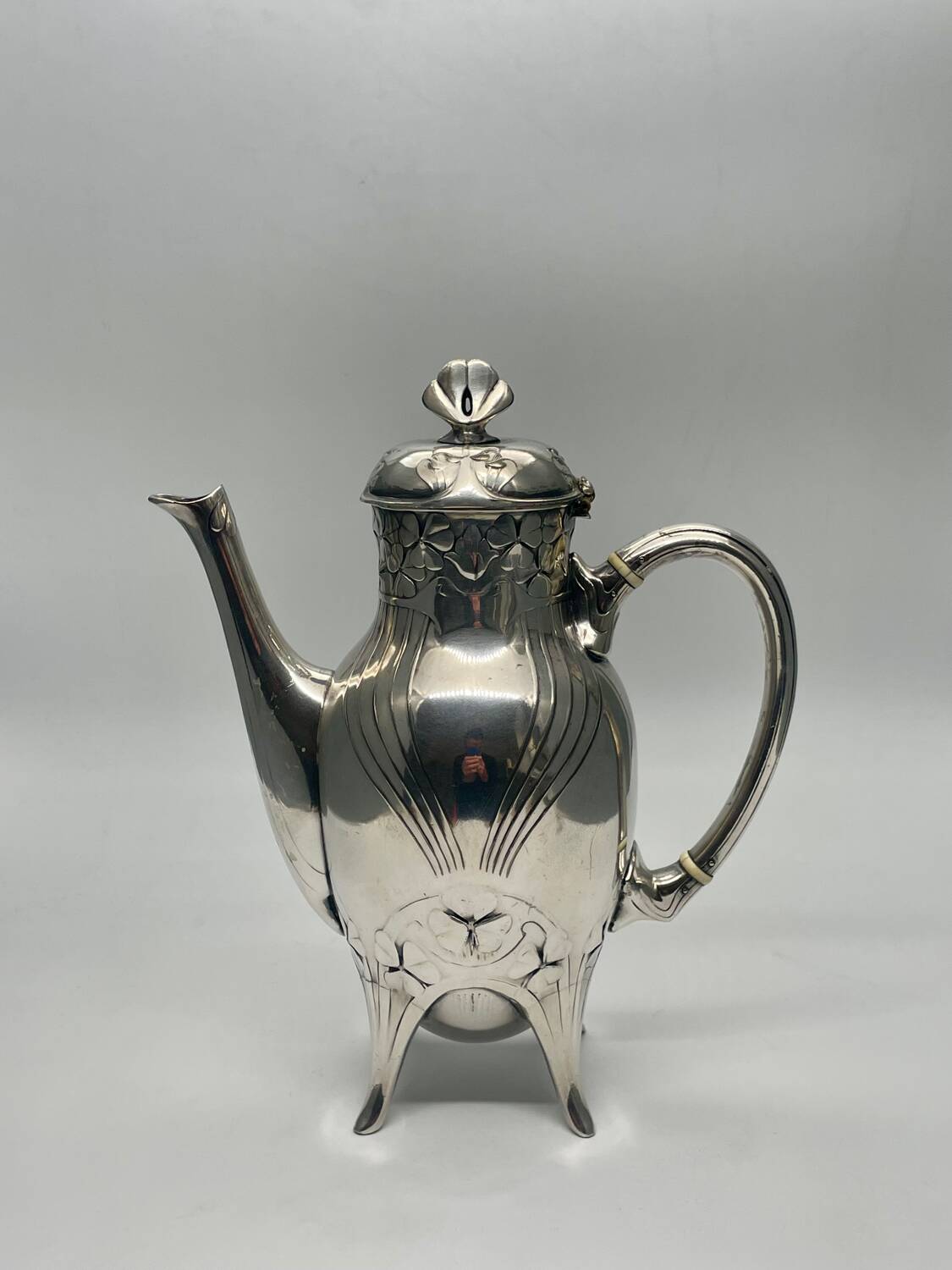 Gallia Christofle Tea/Coffee Service, Art Nouveau 1900