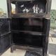Lacquered Chinese cabinet (flowers, birds, women)