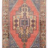 57s Antique Handmade Turkish Rug, 109x193Cm