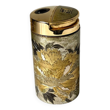 Briquet de table en métal japonais vintage
