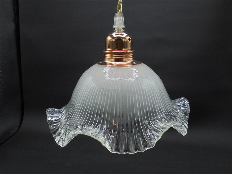 Glass hanging lamp