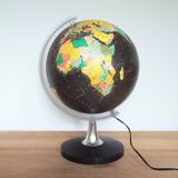 Globe terrestre lumineux années 80