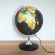 80s luminous terrestrial globe