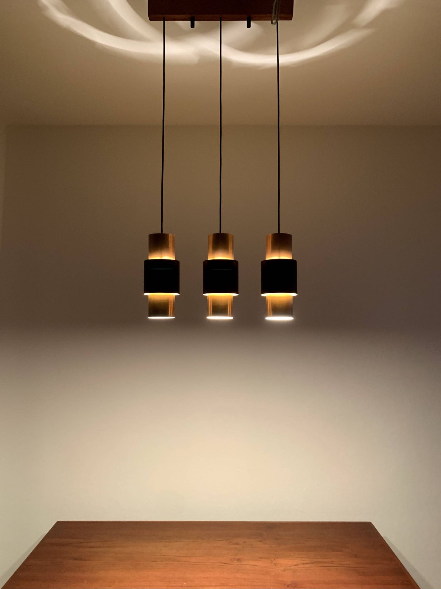 Danish Copper Cascading Lamp