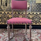 Set of 6 Renaissance style carved walnut chairs - Haute époque