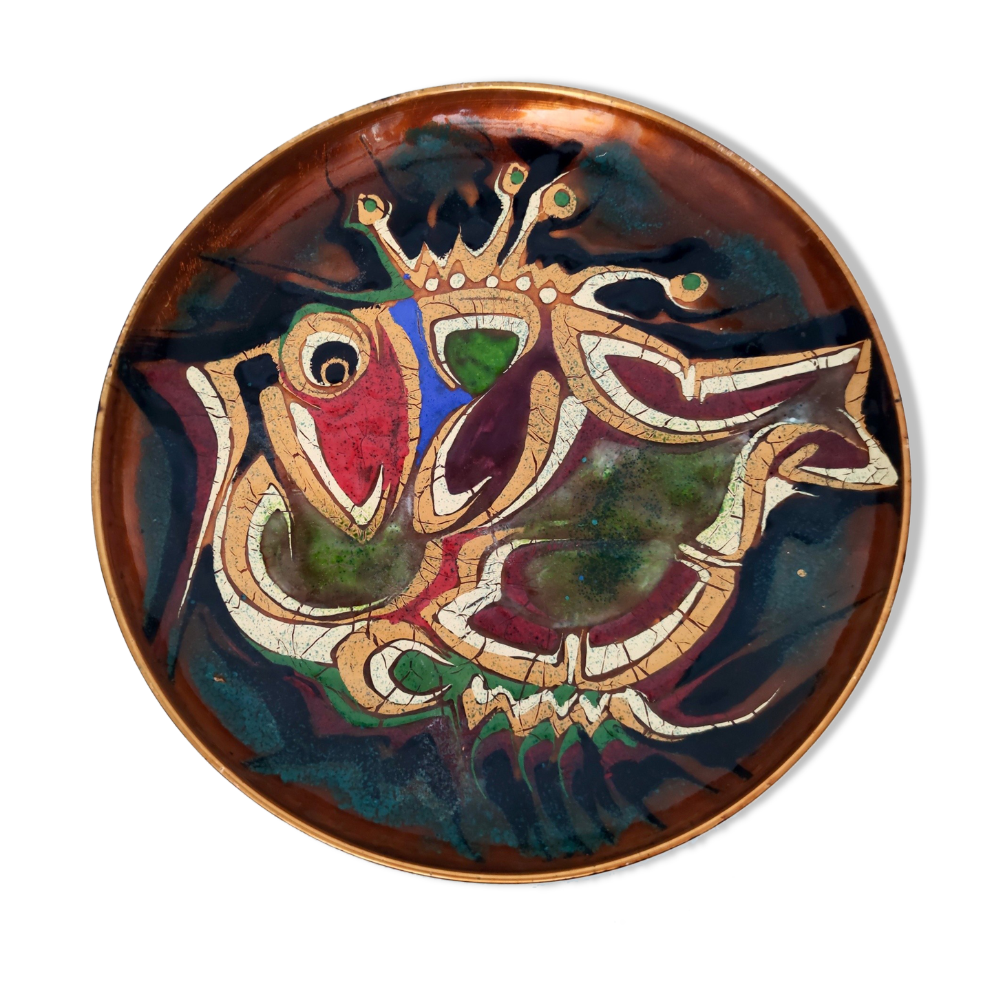 Vintage copper vide-poche