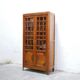 Vintage wooden showcase cabinet