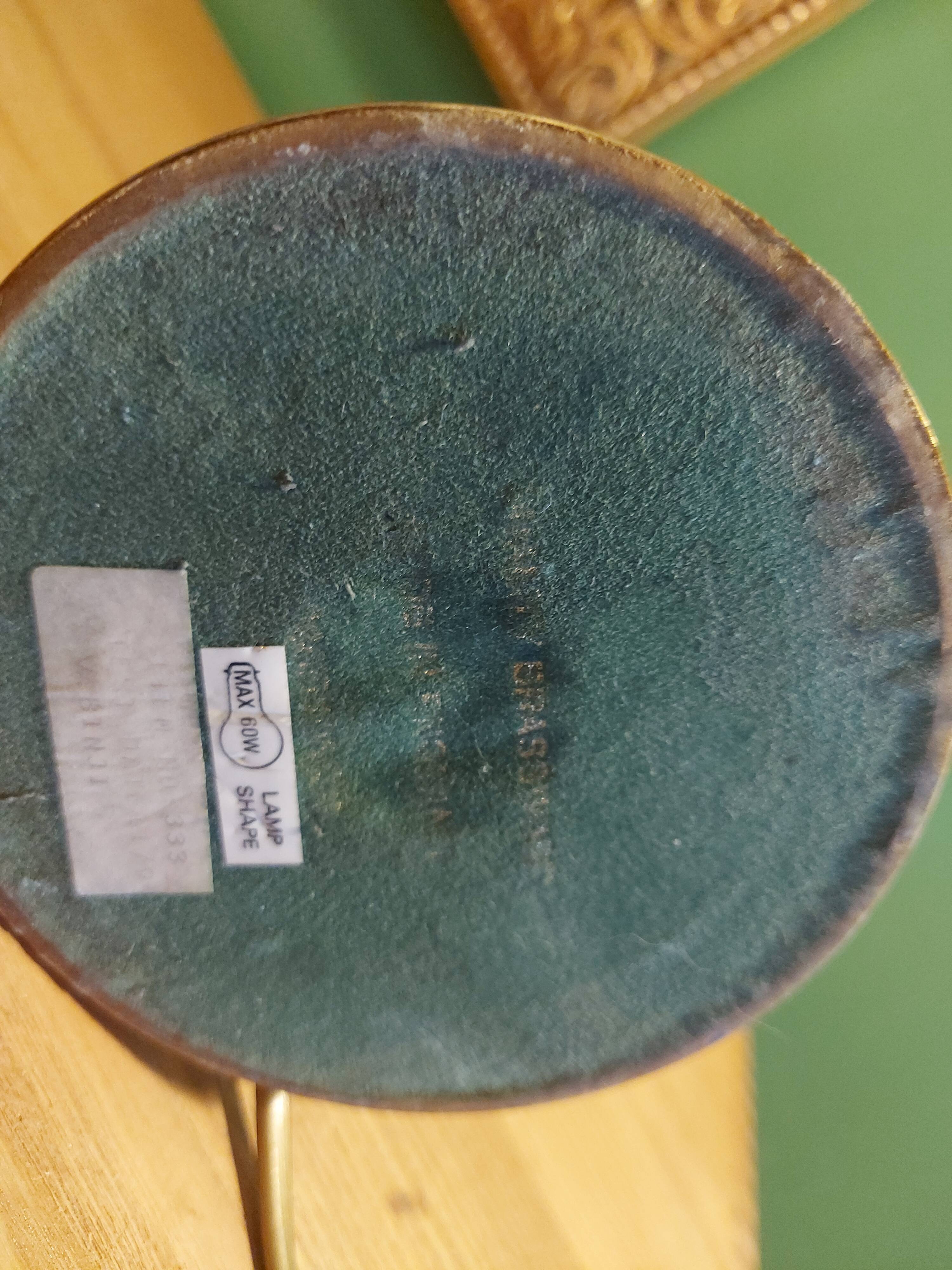 Tortoiseshell style lamp