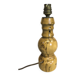 lampe de table vintage - bois massif