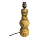 Lampe de table vintage en bois massif