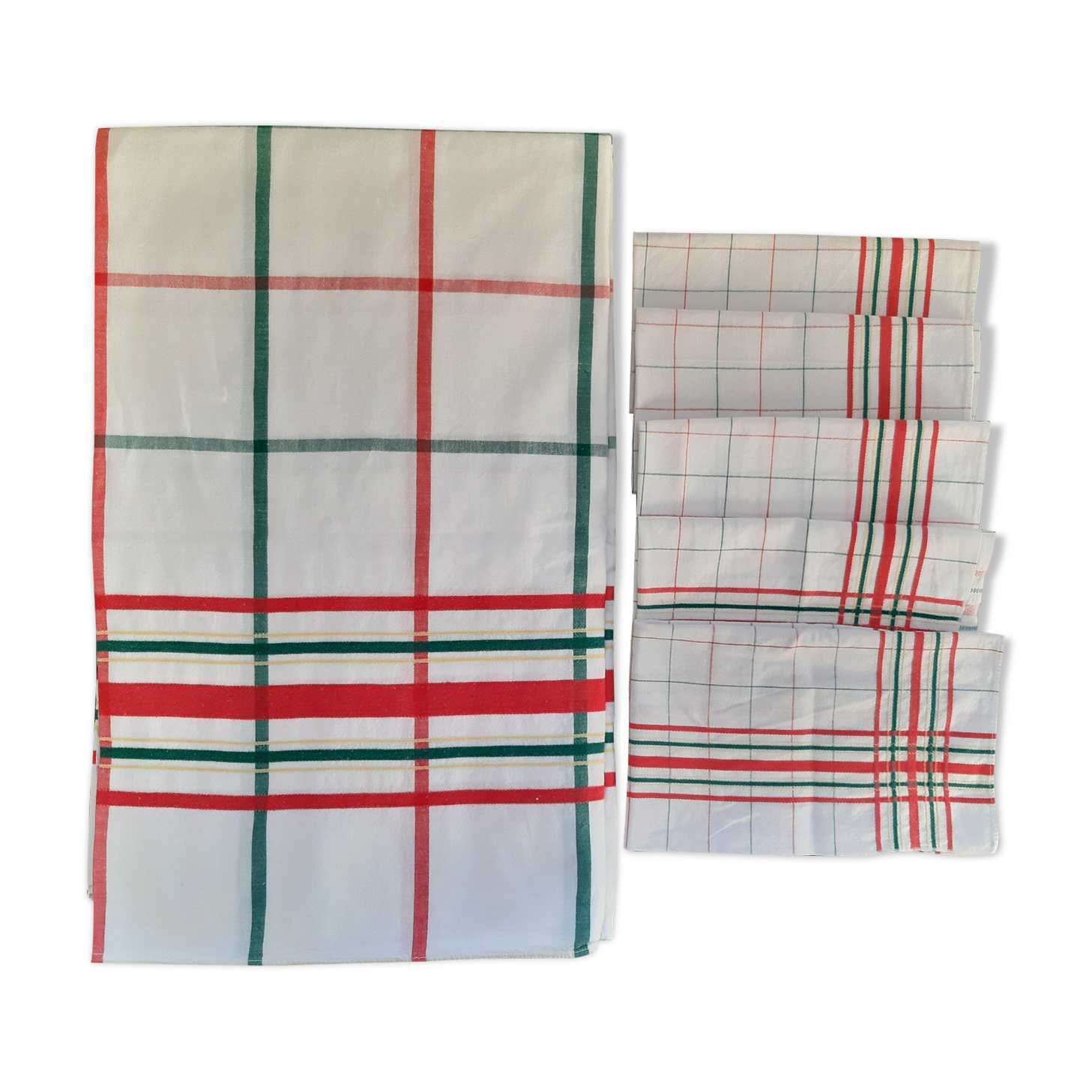 Tablecloth and towels