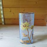 Petit vase émaillé verre translucide